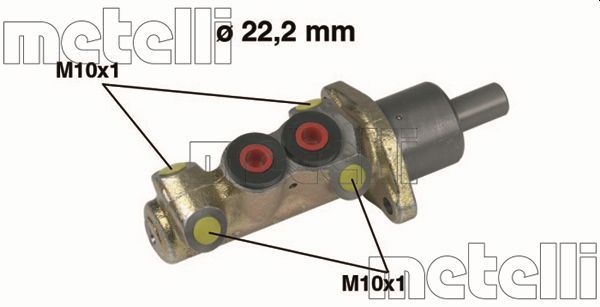 Главный тормозной цилиндр METELLI 050196