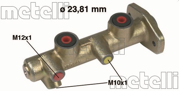 Главный тормозной цилиндр METELLI 050270