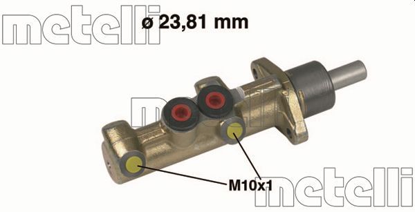 Главный тормозной цилиндр METELLI 050298