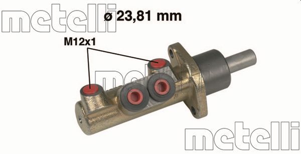 Главный тормозной цилиндр METELLI 050311