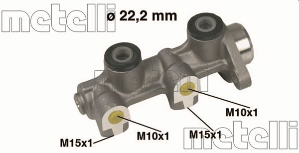 Главный тормозной цилиндр METELLI 050336