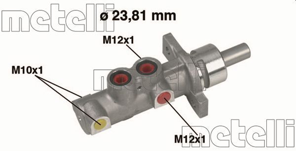 Главный тормозной цилиндр METELLI 050362