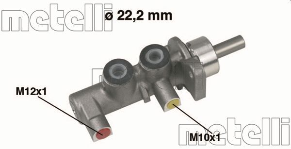 Главный тормозной цилиндр METELLI 050380