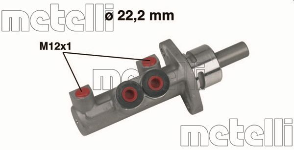 Главный тормозной цилиндр METELLI 050403