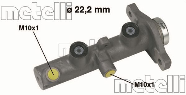 Главный тормозной цилиндр METELLI 050430