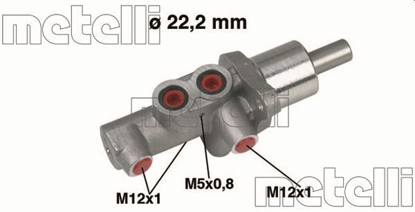 Главный тормозной цилиндр METELLI 050436