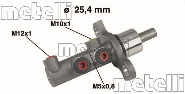 Главный тормозной цилиндр METELLI 050438