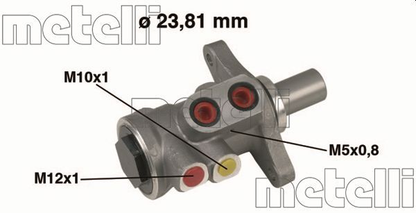 Главный тормозной цилиндр METELLI 050448