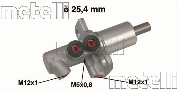 Главный тормозной цилиндр METELLI 050458