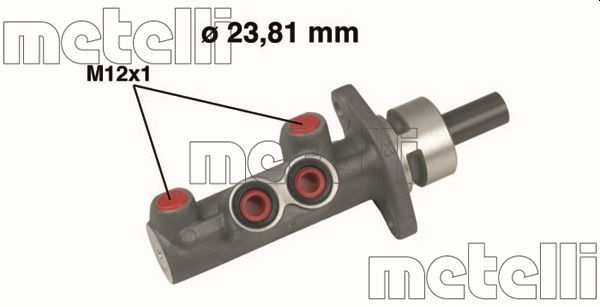 Главный тормозной цилиндр METELLI 050488