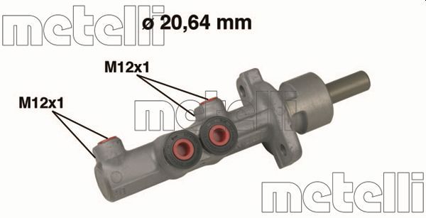 Главный тормозной цилиндр METELLI 050493