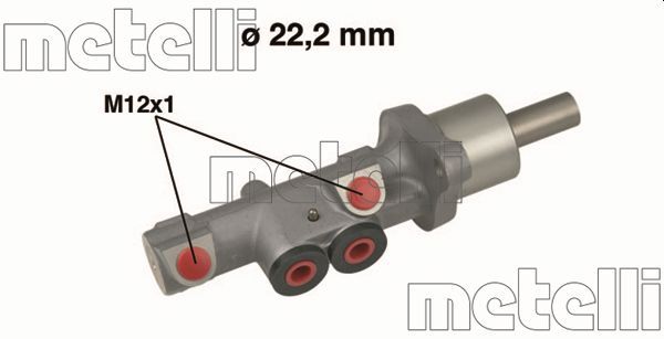 Главный тормозной цилиндр METELLI 050534