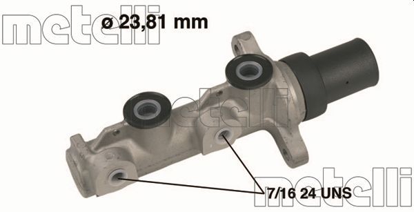 Главный тормозной цилиндр METELLI 050582