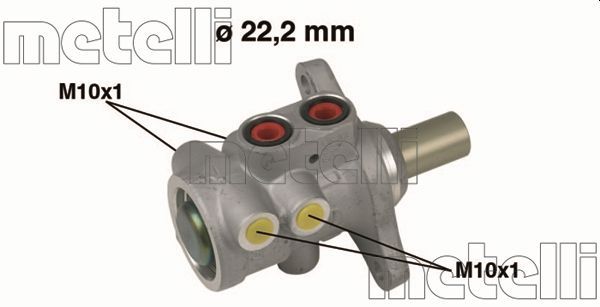 Главный тормозной цилиндр METELLI 050594