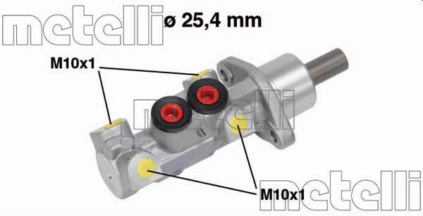 Главный тормозной цилиндр METELLI 050604