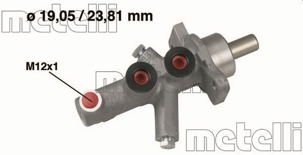 Главный тормозной цилиндр METELLI 050622