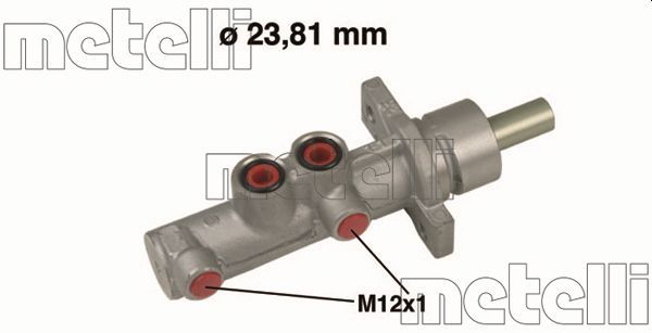 Главный тормозной цилиндр METELLI 050633