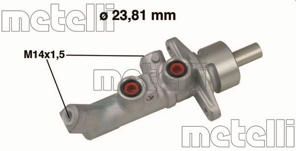Главный тормозной цилиндр METELLI 050648