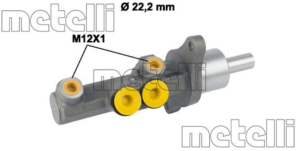 Главный тормозной цилиндр METELLI 050720
