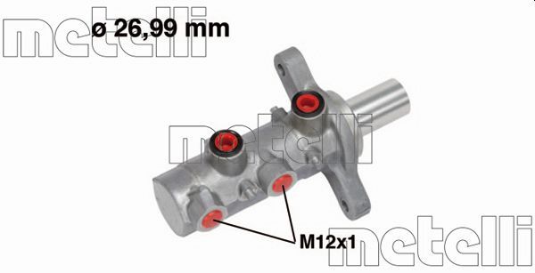 Главный тормозной цилиндр METELLI 050729