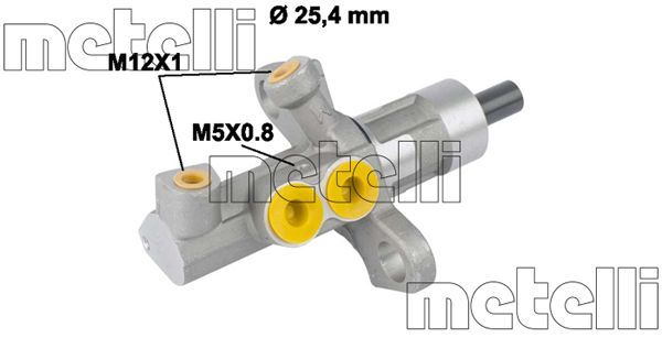 Главный тормозной цилиндр METELLI 050811