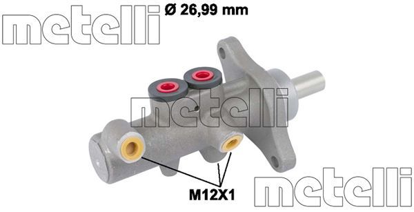 Главный тормозной цилиндр METELLI 050832