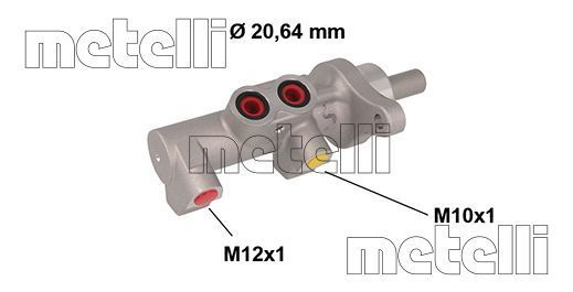 Главный тормозной цилиндр METELLI 050846