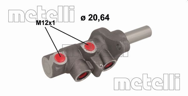 Главный тормозной цилиндр METELLI 051132