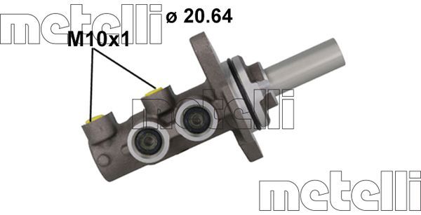 Главный тормозной цилиндр METELLI 051162