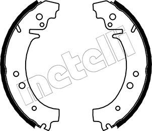 Комплект тормозных колодок METELLI 530060