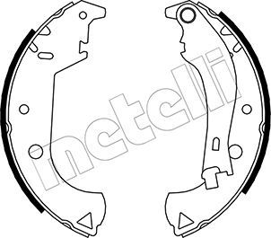 Комплект тормозных колодок METELLI 530081Y