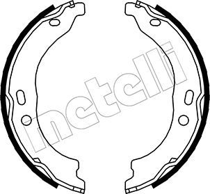 Комплект тормозных колодок, стояночная тормозная система METELLI 530094