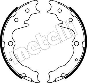 Комплект тормозных колодок, стояночная тормозная система METELLI 530228