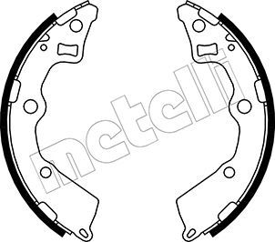 Комплект тормозных колодок METELLI 530229