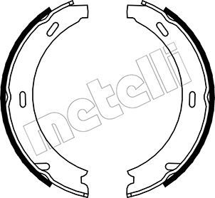 Комплект тормозных колодок, стояночная тормозная система METELLI 530233