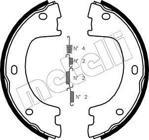 Комплект тормозных колодок, стояночная тормозная система METELLI 530249K