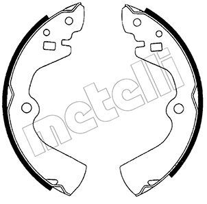 Комплект тормозных колодок METELLI 530277
