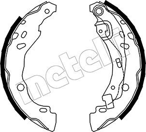 Комплект тормозных колодок METELLI 530359