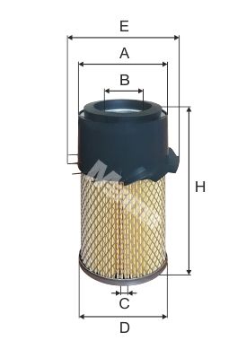 Воздушный фильтр MFILTER A1008