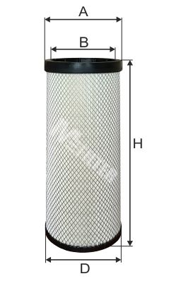 Воздушный фильтр MFILTER A5571