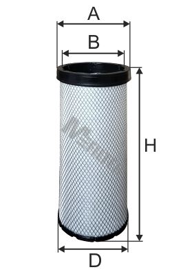 Воздушный фильтр MFILTER A5591