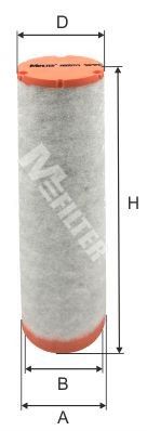 Воздушный фильтр MFILTER A80571