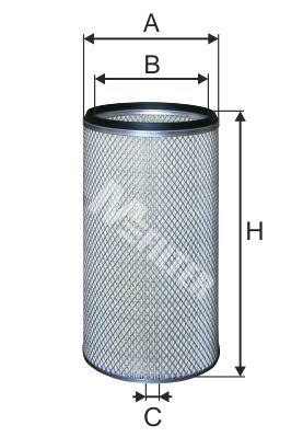 Воздушный фильтр MFILTER A80831