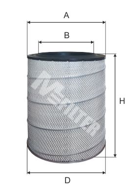 Воздушный фильтр MFILTER A816