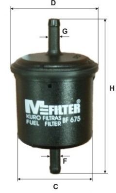 Топливный фильтр MFILTER BF675