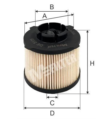Топливный фильтр MFILTER DE3135