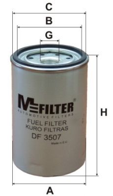 Топливный фильтр MFILTER DF3507