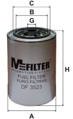 Топливный фильтр MFILTER DF3523
