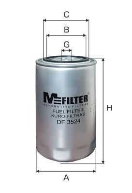 Топливный фильтр MFILTER DF3524
