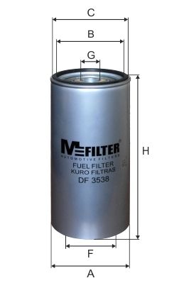 Топливный фильтр MFILTER DF3538
